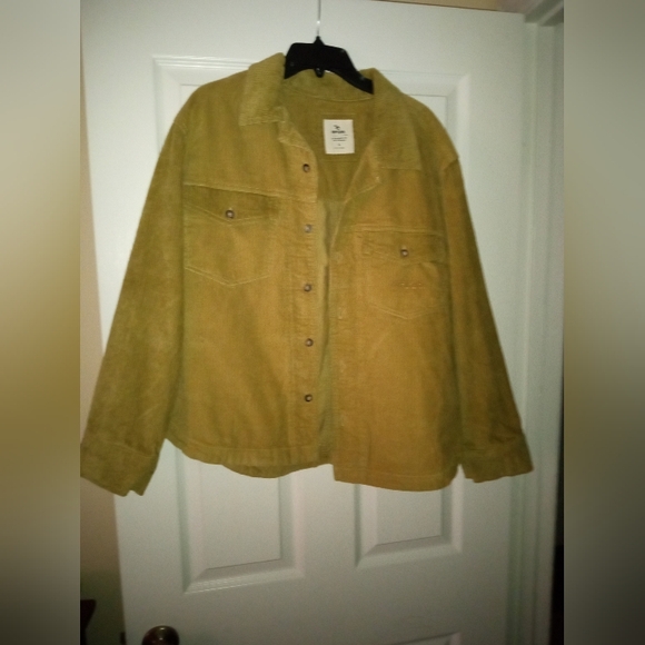 Rip curl corduroy olive green jacket - Picture 1 of 4